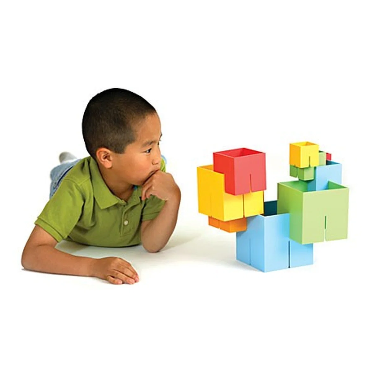 Joc de constructie Cuburi DADO Original Fat Brain Toys [3]