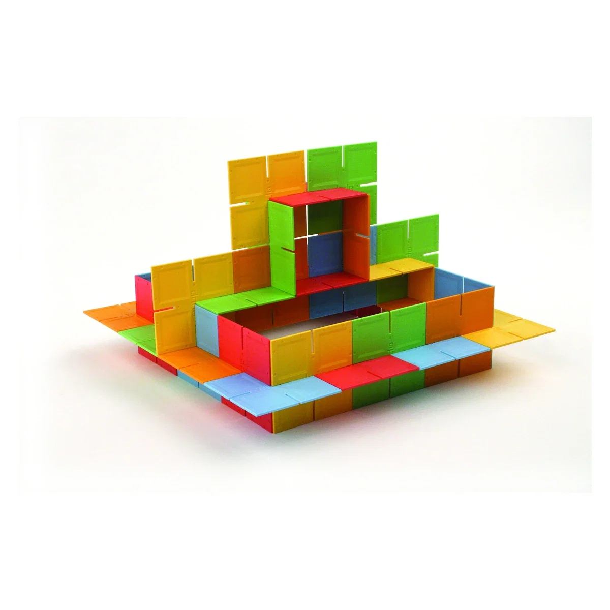 Joc de constructie Patrate DADO Original Fat Brain Toys [9]