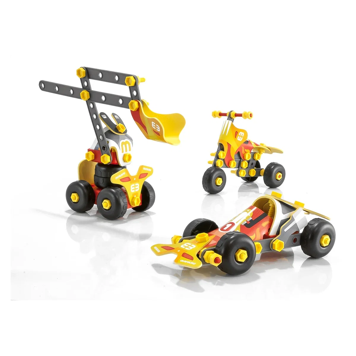 Joc de constructii Flexi Tech 77 Miniland 9 ani [7]