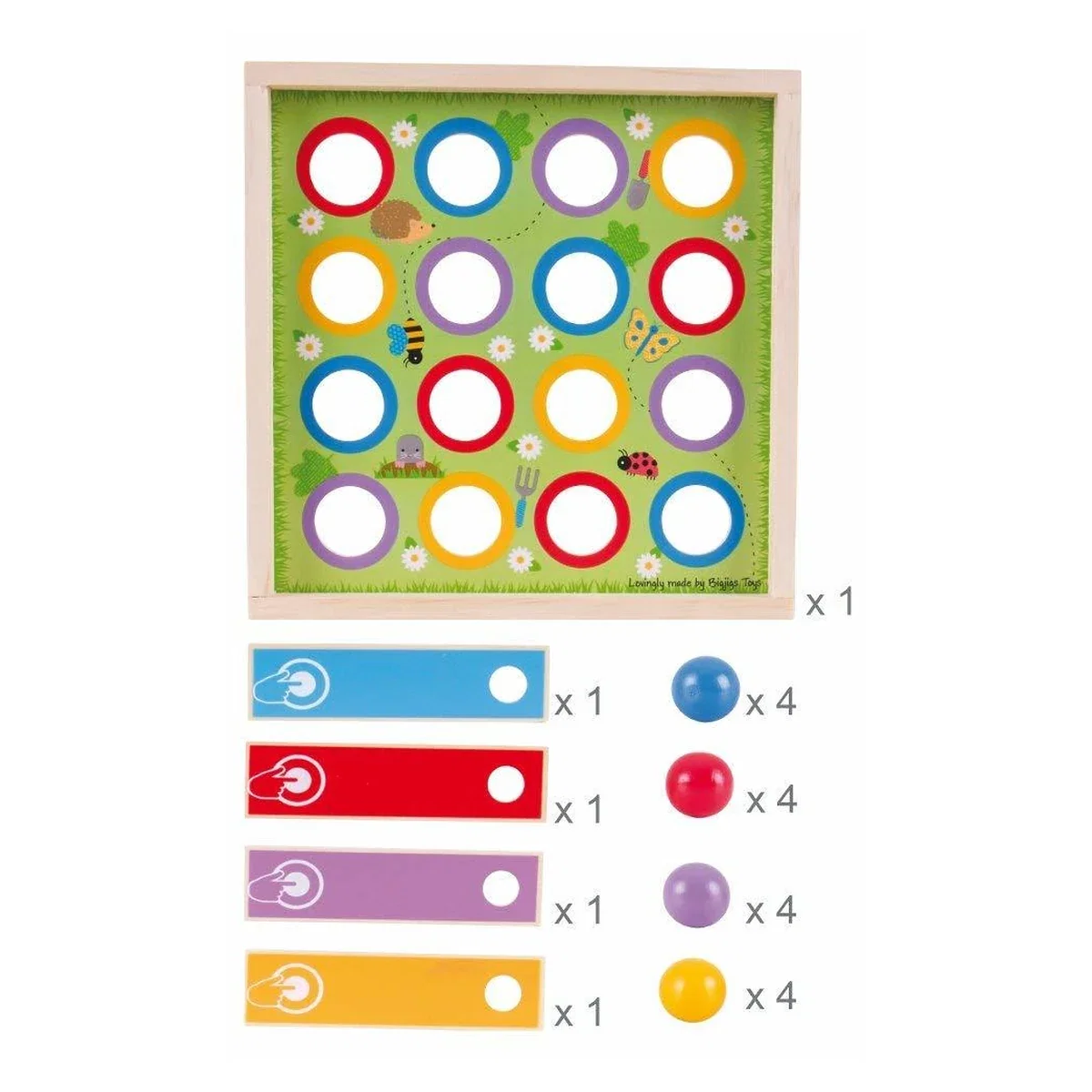 Joc de indemanare - Bilute saltarete BIGJIGS Toys 3 ani+ [2]