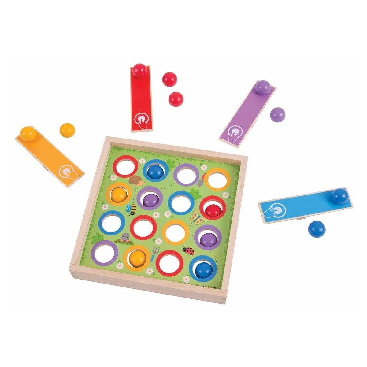 Joc de indemanare - Bilute saltarete BIGJIGS Toys 3 ani+ [1]