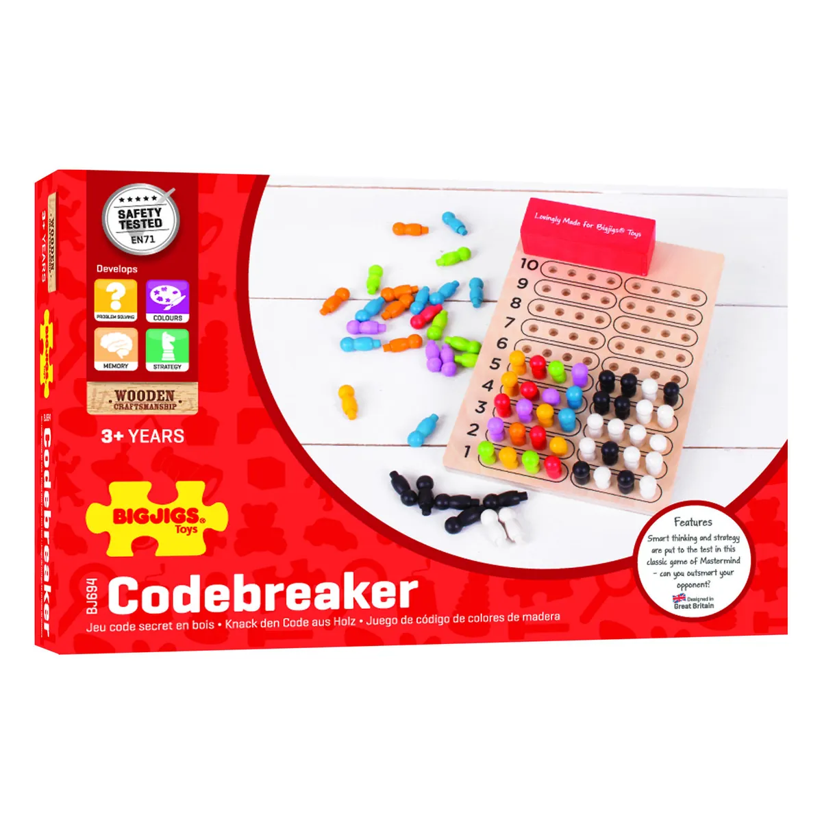 Joc de logica - Codebreaker BIGJIGS Toys 3 ani+ [5]