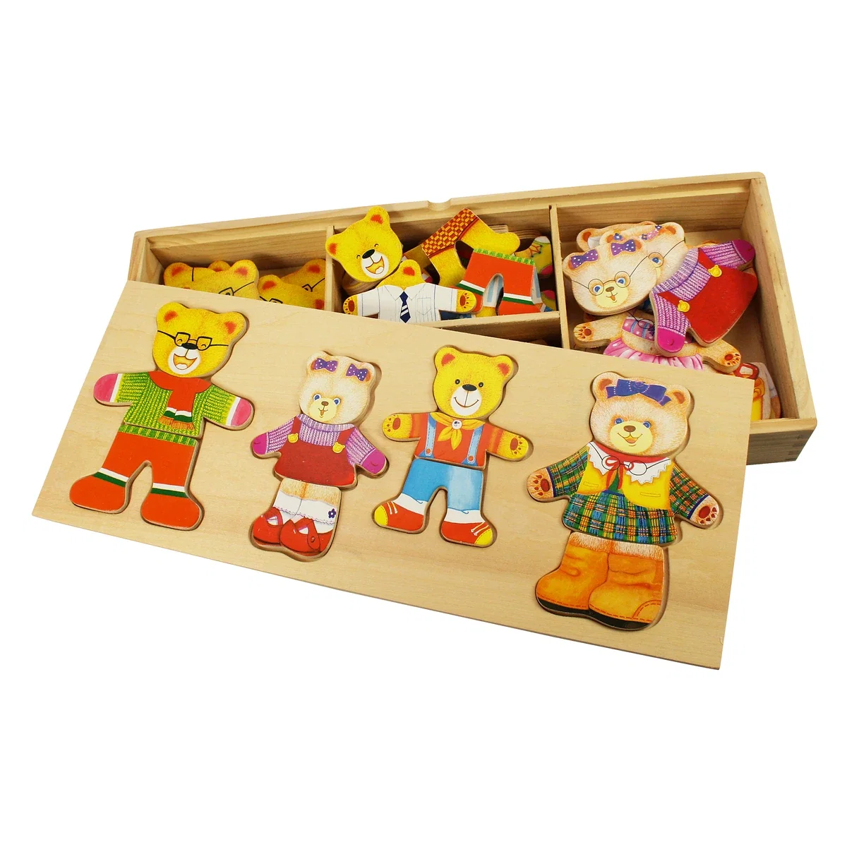 Joc de potrivire - Familia ursuletilor BIGJIGS Toys 6 ani [1]