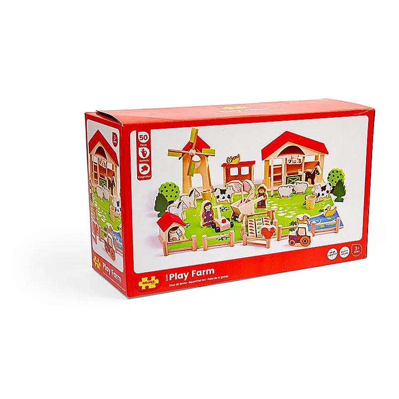Joc de rol - Ferma vesela BIGJIGS Toys 3 ani+ [10]