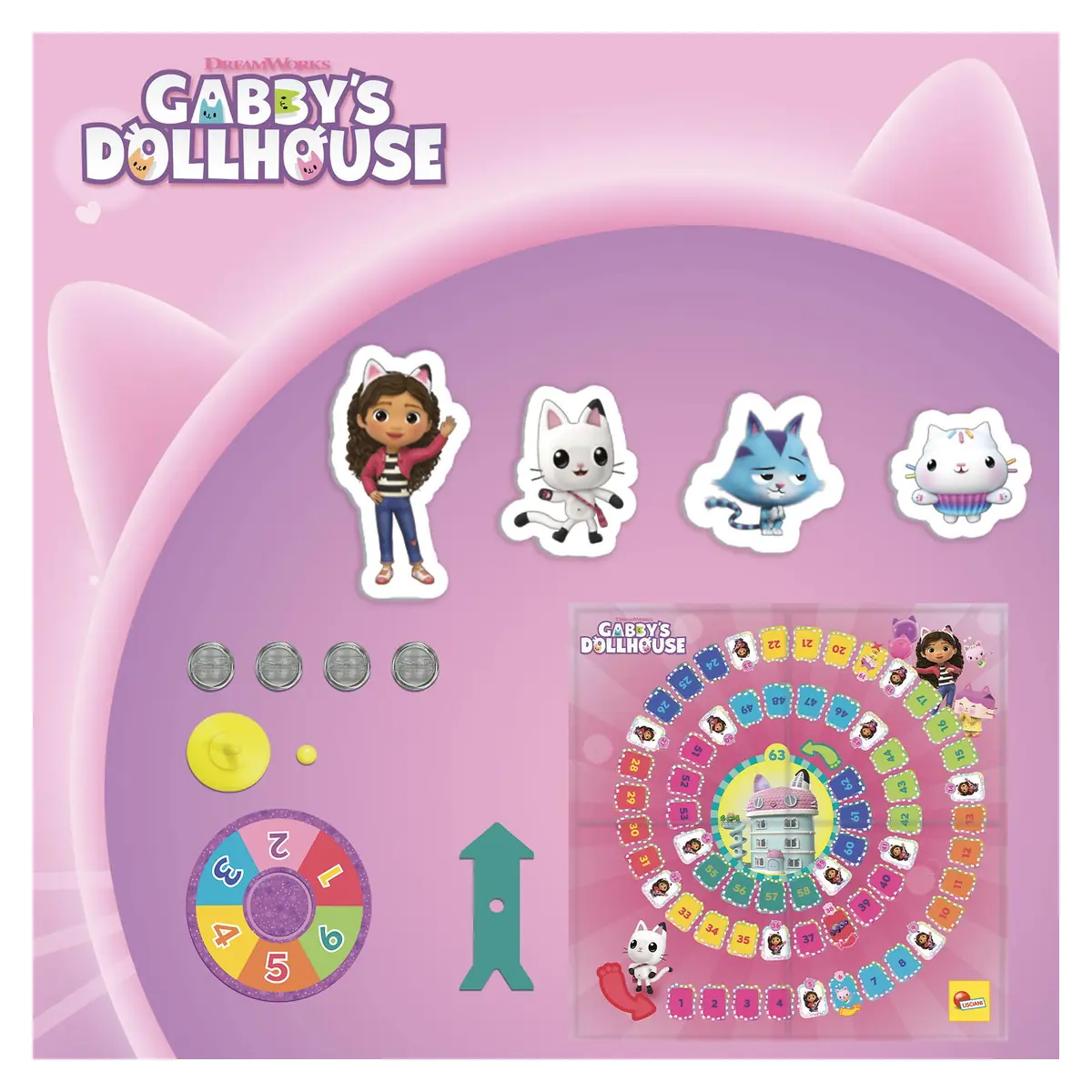 Joc de societate - Gabby's Dollhouse LISCIANI 3 ani+ [3]