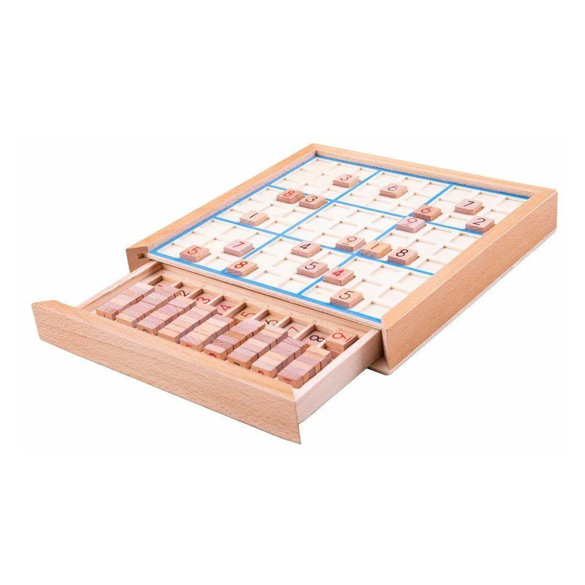 Joc din lemn - Sudoku BIGJIGS Toys 3 ani+ [2]