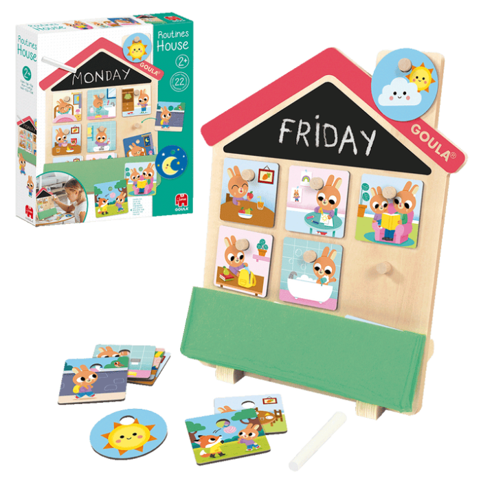 Joc educativ - Casuta cu activitati zilnice GOULA 24 luni+ [5]