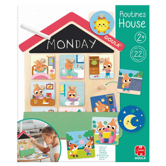 Joc educativ - Casuta cu activitati zilnice GOULA 24 luni+ [3]