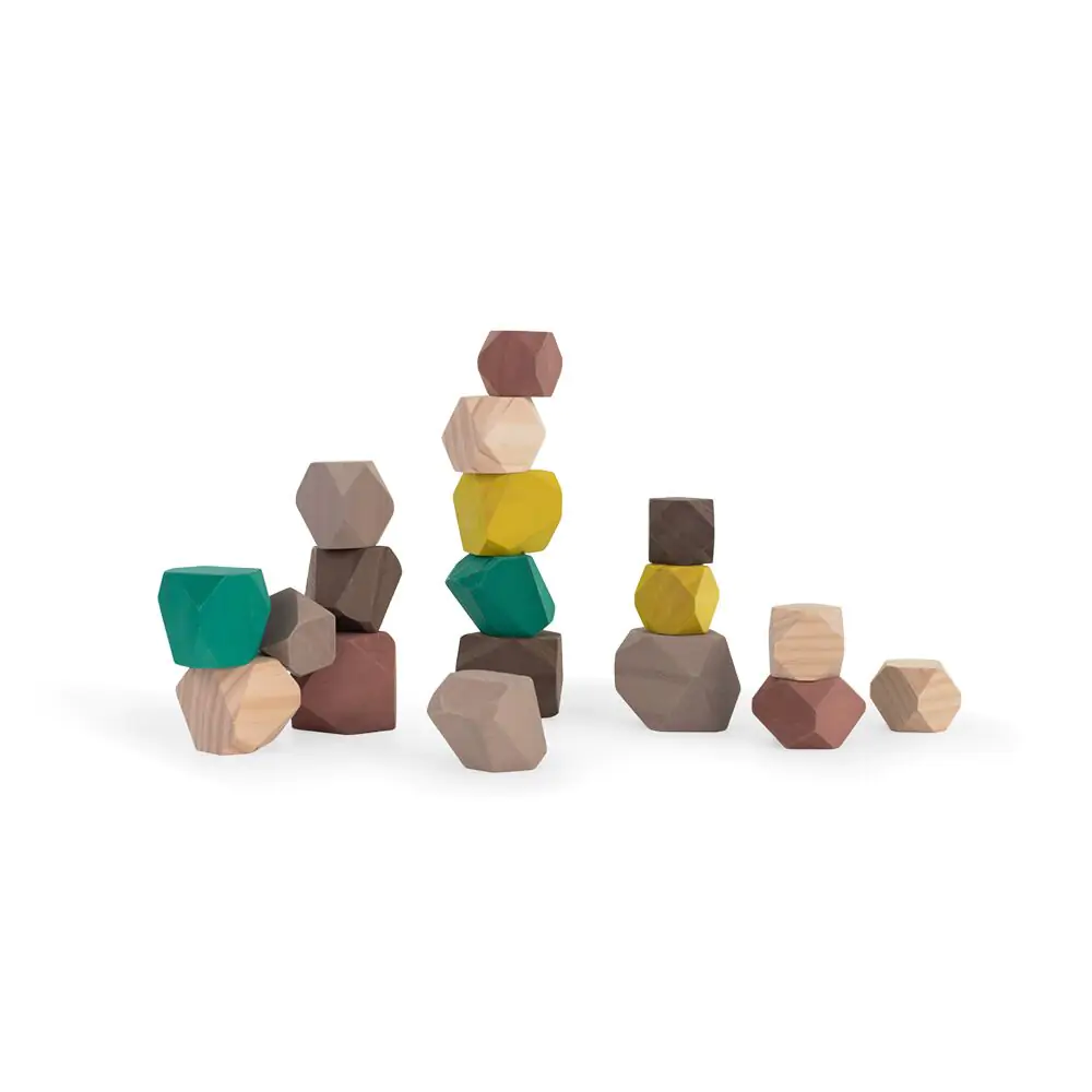 Joc Educativ Pentru Dezvoltarea Motricitatii Wood Stones Miniland 18 luni + [1]