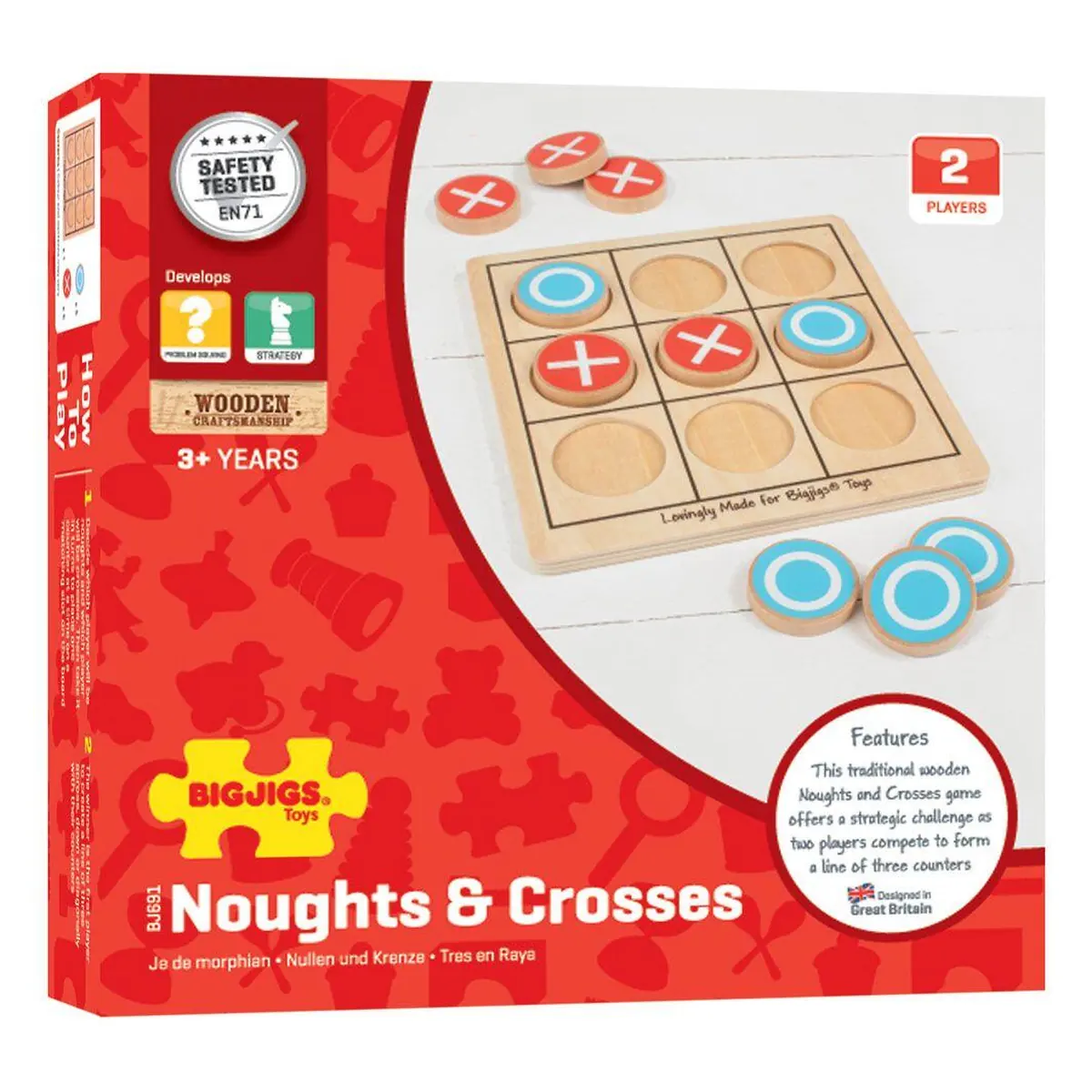 Joc educativ - X si Zero BIGJIGS Toys 3 ani+ [5]