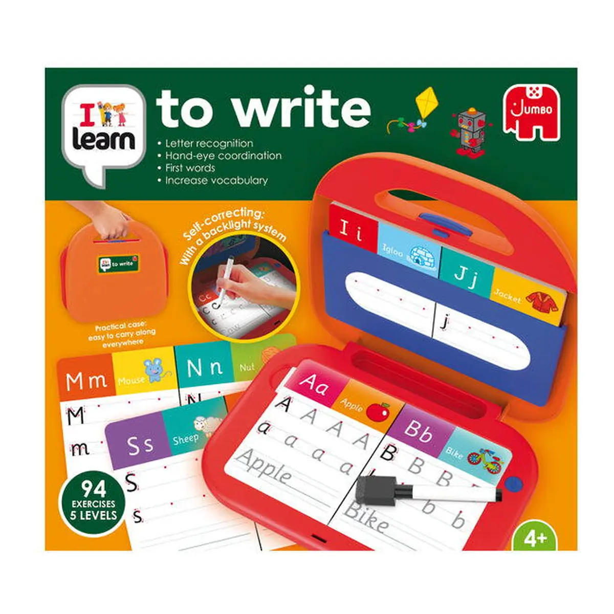 Joc I learn - Invat sa scriu in limba engleza Jumbo 4 ani [3]