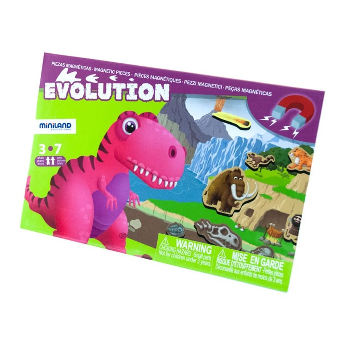 Joc magnetic Descopera Evolutia speciilor - Miniland [1]