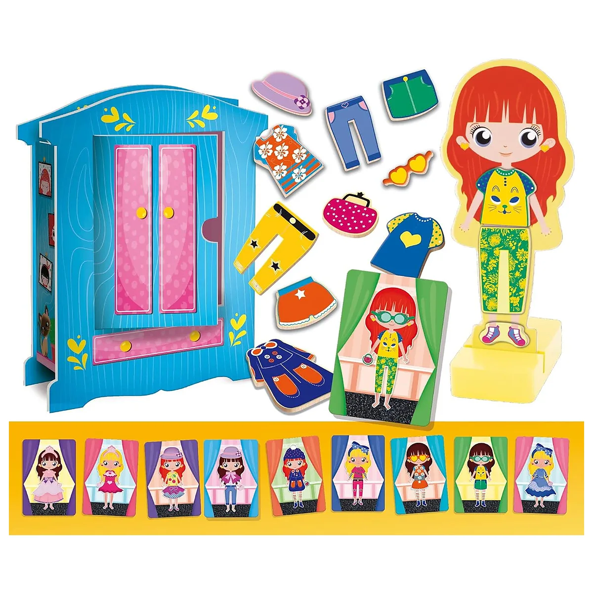 Joc magnetic Montessori - Parada modei LISCIANI 4 ani+ [1]