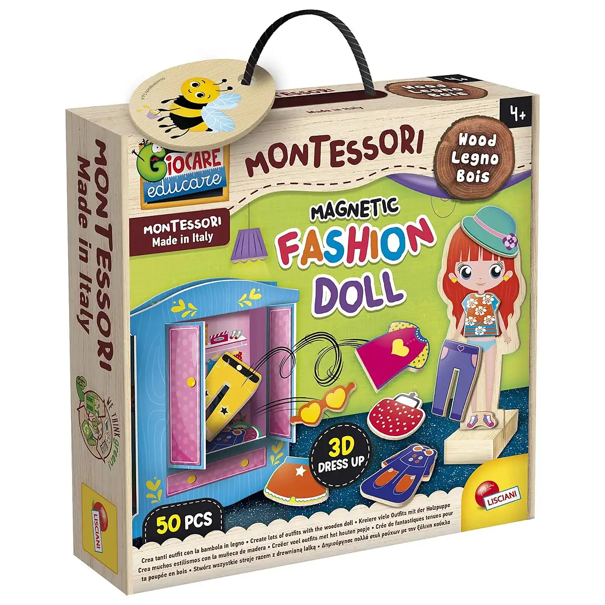 Joc magnetic Montessori - Parada modei LISCIANI 4 ani+ [2]