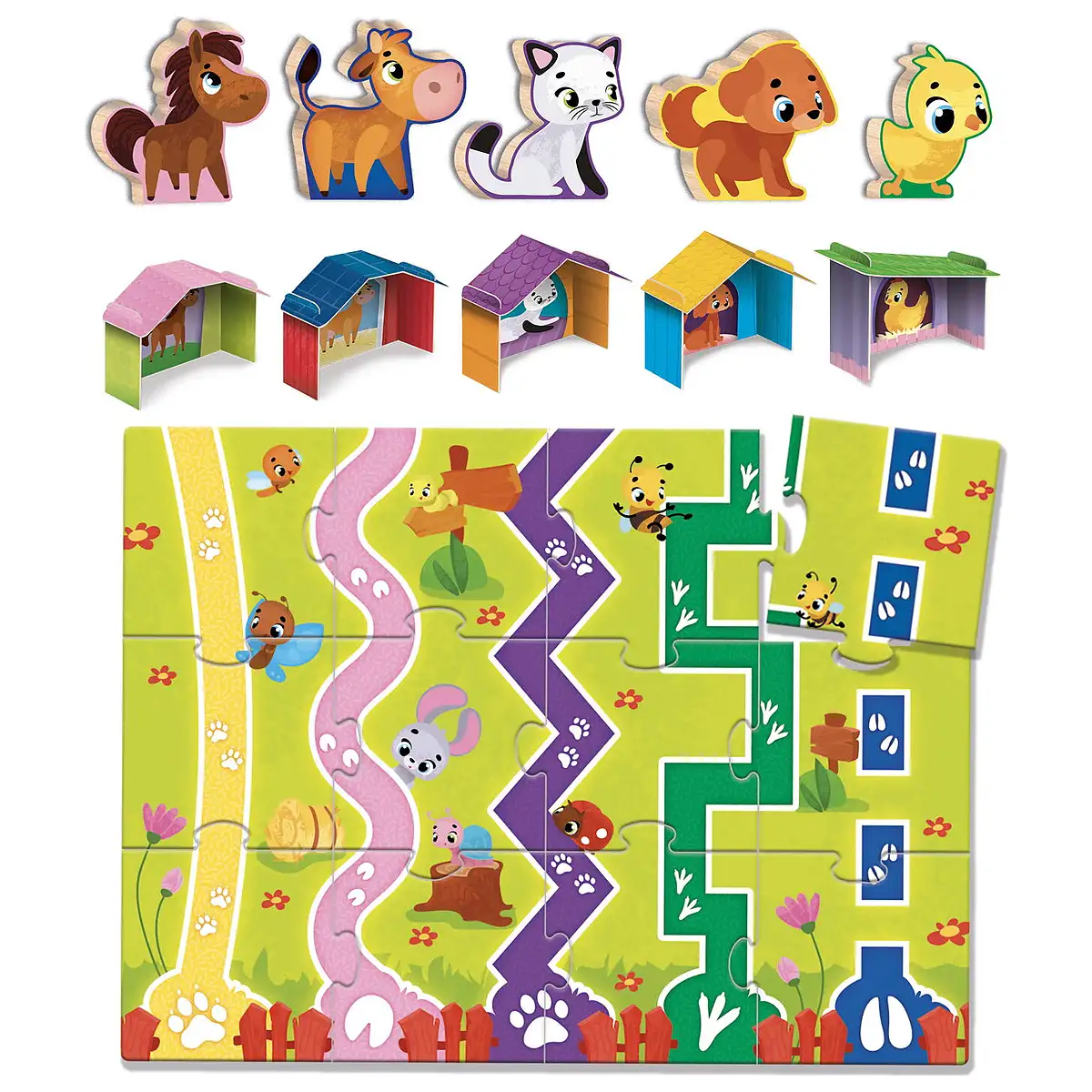 Joc Montessori - Distractie cu animalute LISCIANI 4 ani [2]