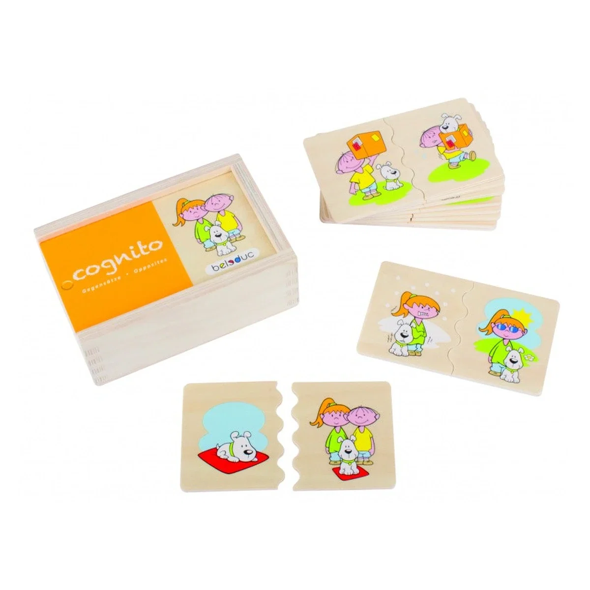 Joc Puzzle Cognito Antonime - Beleduc [1]