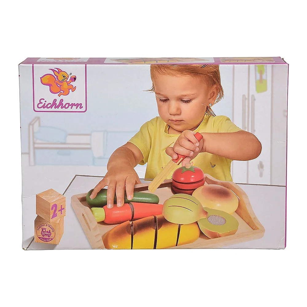 Jucarie din lemn Eichhorn Chopping Board 2 ani + [5]