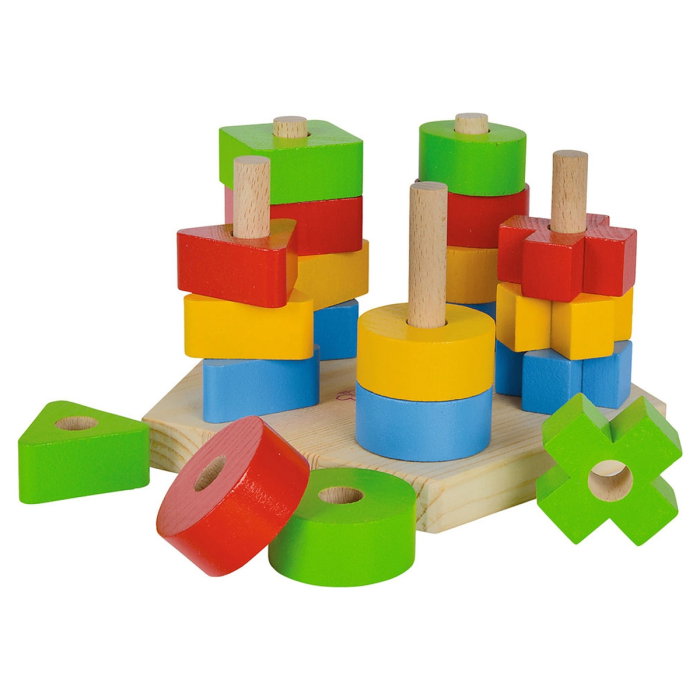 Jucarie din lemn Eichhorn Stacking Toy 1 an + [1]