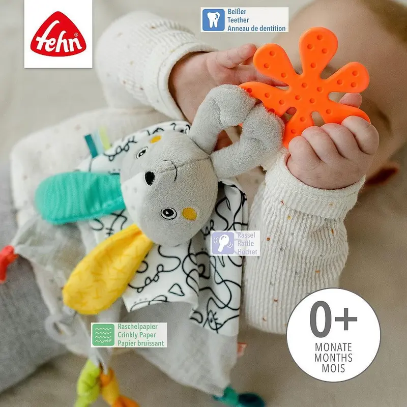 Jucarie doudou Dobabydoo - Iepuras dragalas Fehn 0 luni+ [3]
