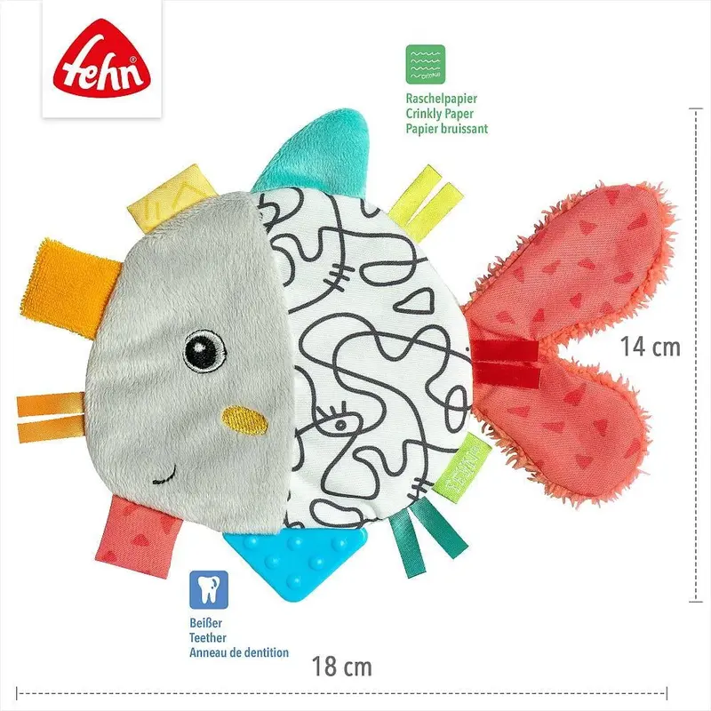 Jucarie fosnitoare Dobabydoo - Pestisor Fehn 0 luni+ [4]