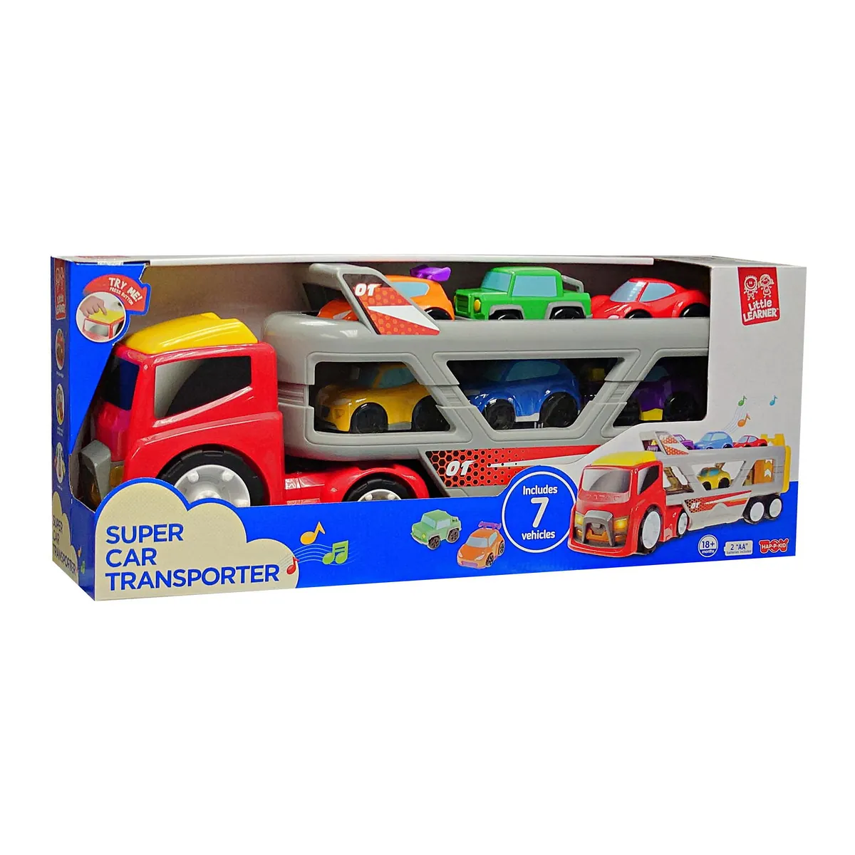 Jucarie interactiva - Camion cu platforma auto Little Learner 12 luni+ [7]