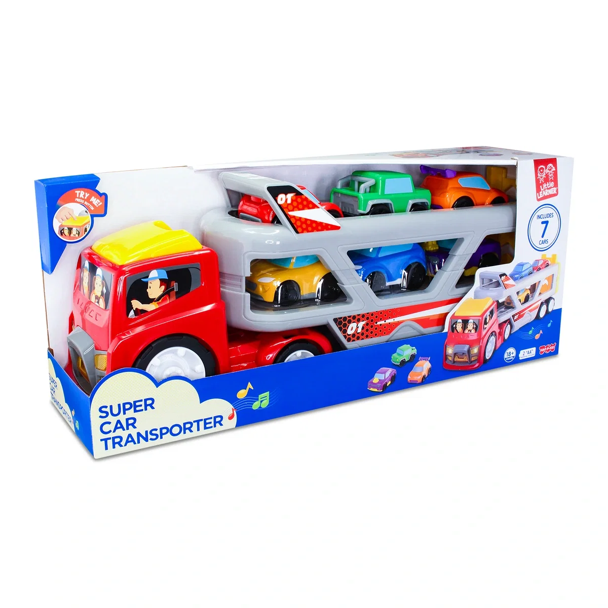 Jucarie interactiva - Camion cu platforma auto Little Learner 12 luni+ [2]