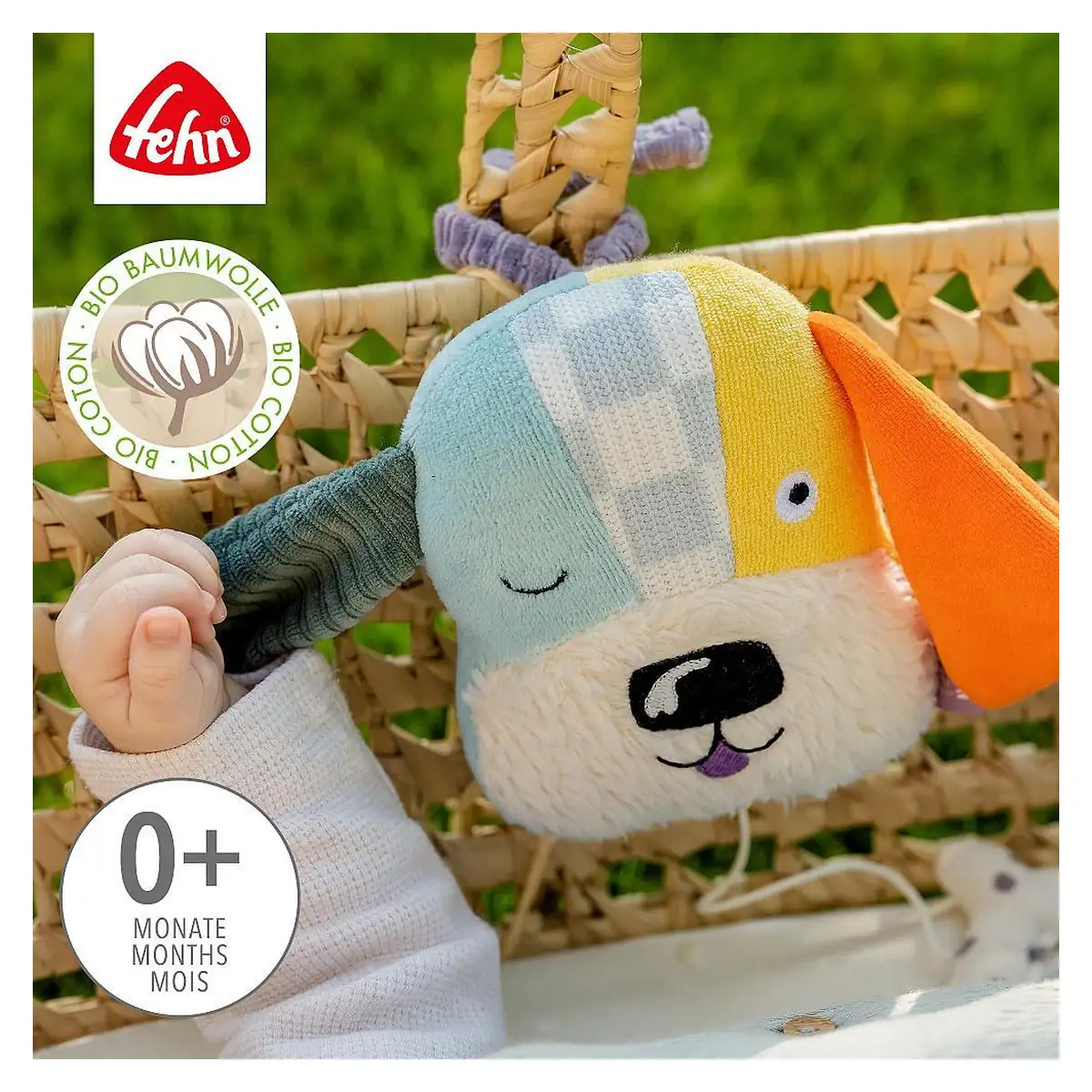 Jucarie muzicala mini - Catelus NATUR Fehn 0 luni+ [2]