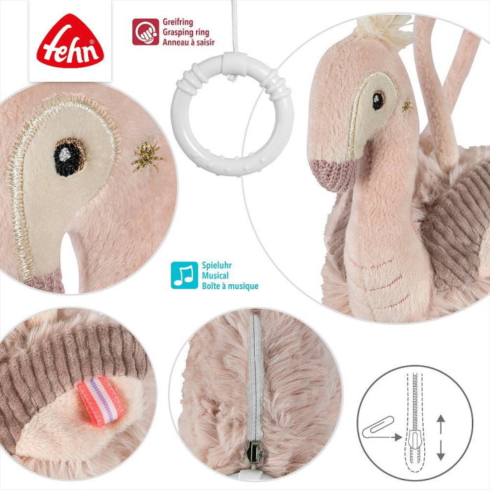 Jucarie muzicala mini - Flamingo [3]