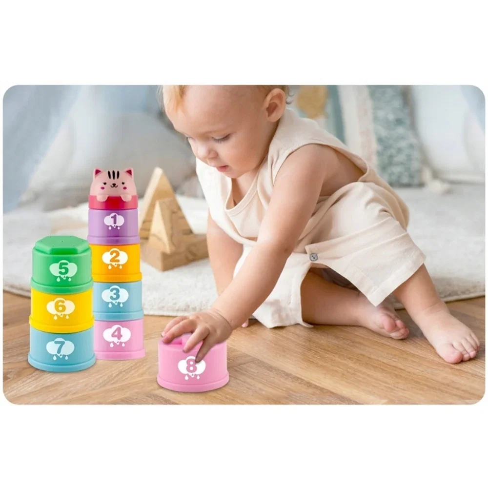 Jucarie pentru baie in forma de turn cu cifre Ricokids 10 luni+ [4]