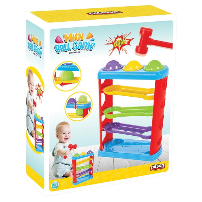 Jucarie Pilsan Mini Ball Game red base 1 an + [2]