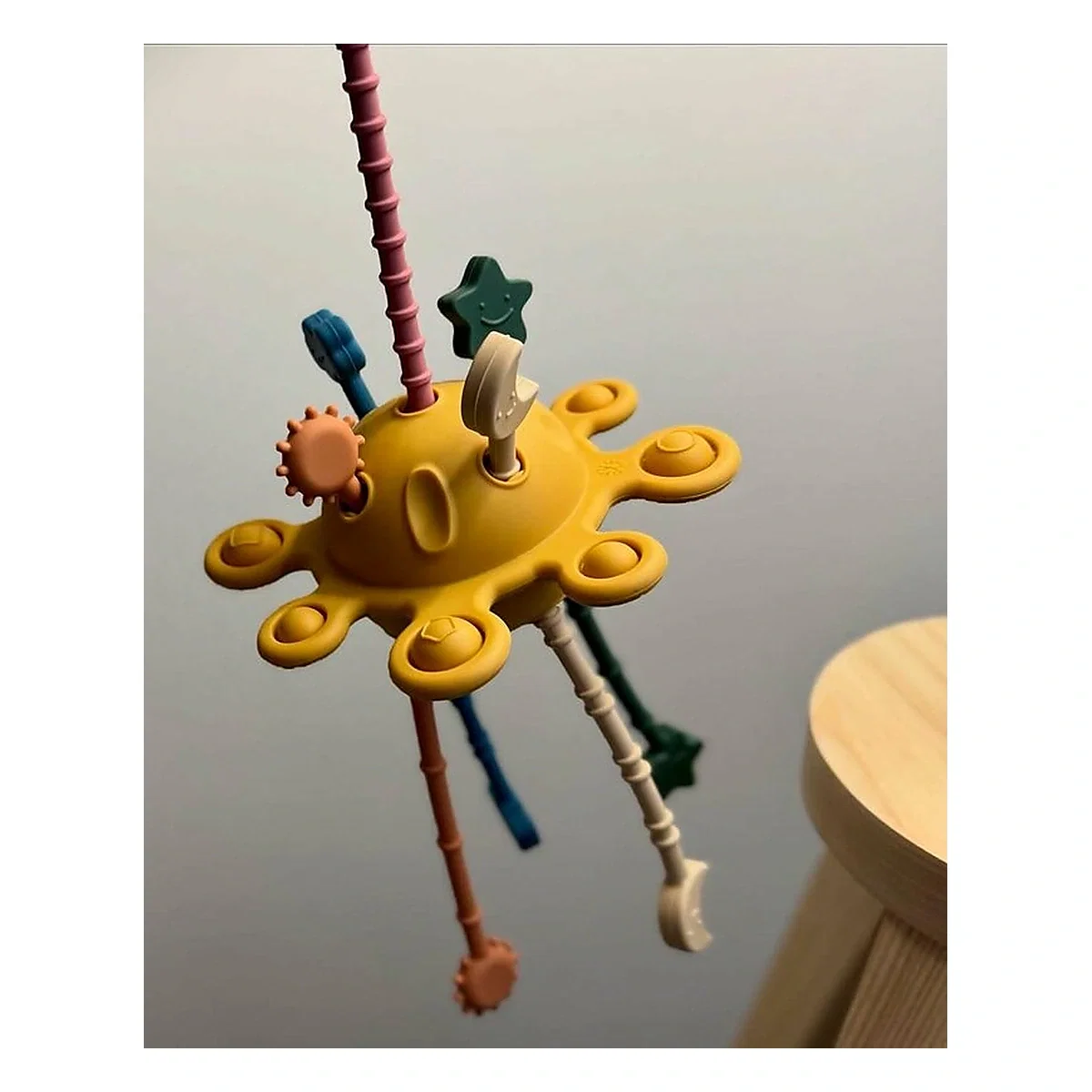 Jucarie senzoriala, Petite&Mars, Crazy planet, Din silicon, 20 cm, 10 luni+, Multicolor [3]