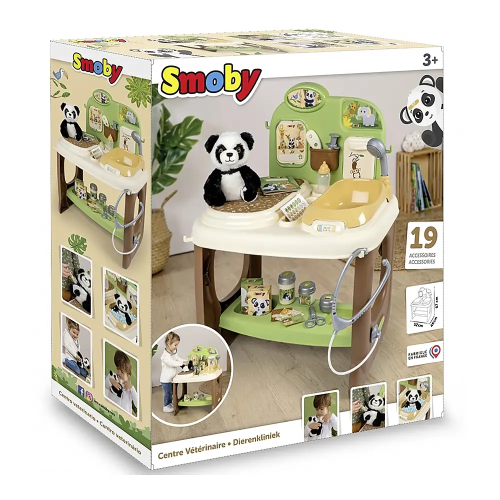 Jucarie Smoby Animal Care Center cu 19 accesorii 3 ani + [8]