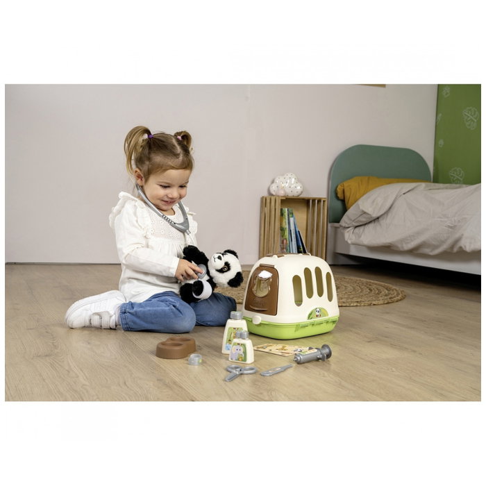 Jucarie Smoby Animal Care Trolley cu 10 accesorii 3 ani + [6]
