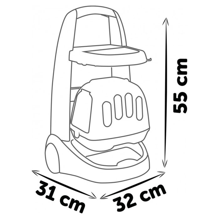 Jucarie Smoby Animal Care Trolley cu 10 accesorii 3 ani + [2]
