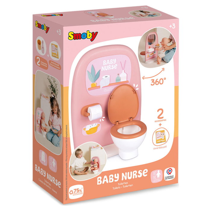 Jucarie Smoby Baby Nurse Toilets cu 2 accesorii [6]