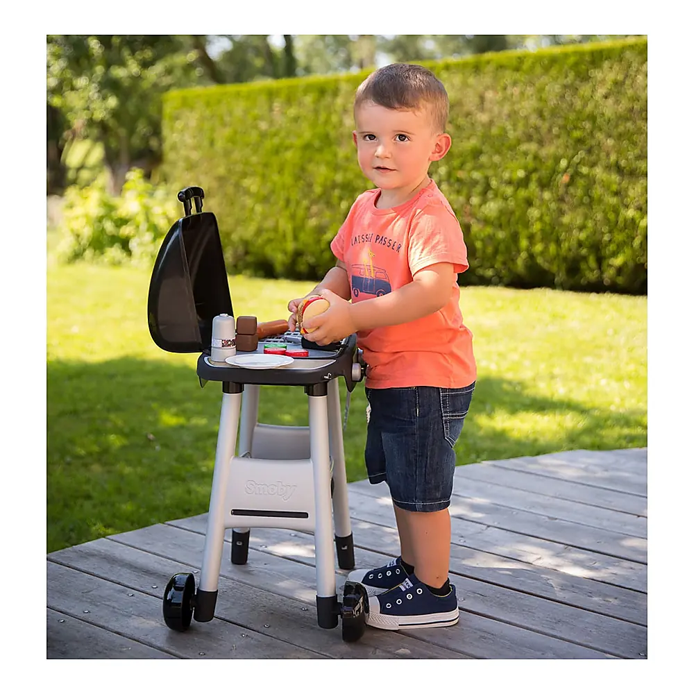 Jucarie Smoby Gratar BBQ cu 18 accesorii 3 ani + [9]