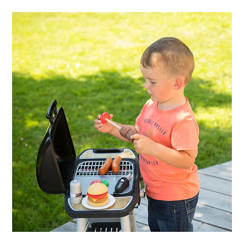 Jucarie Smoby Gratar BBQ cu 18 accesorii 3 ani + [10]