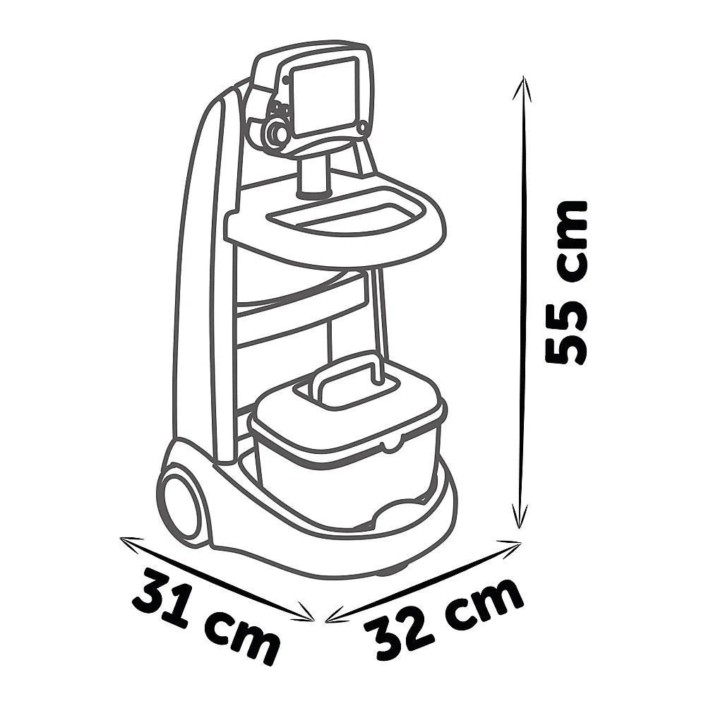 Jucarie Smoby Set doctor cu carucior si accesorii 3 ani [6]