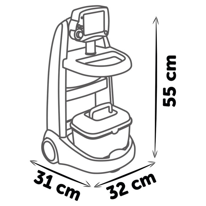 Jucarie Smoby Set doctor cu carucior si accesorii 3 ani [2]