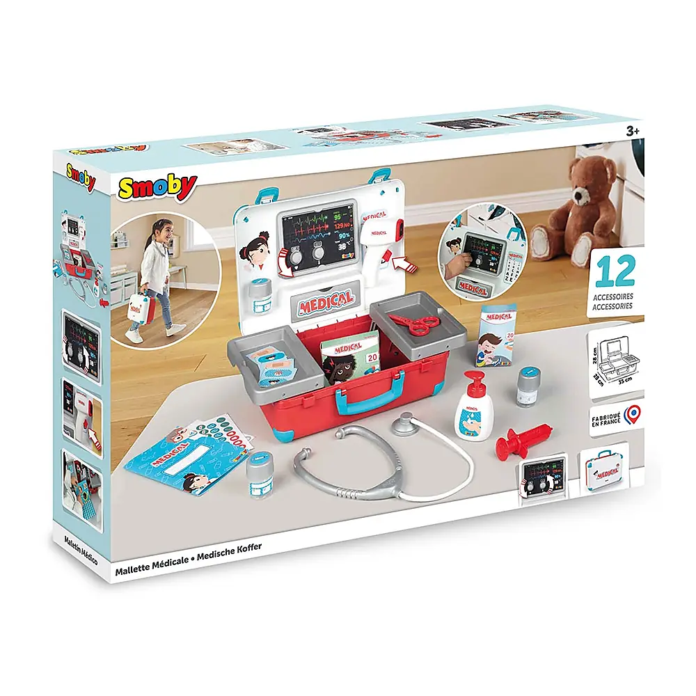 Jucarie Smoby Trusa doctor Medical Case 3 ani + [7]