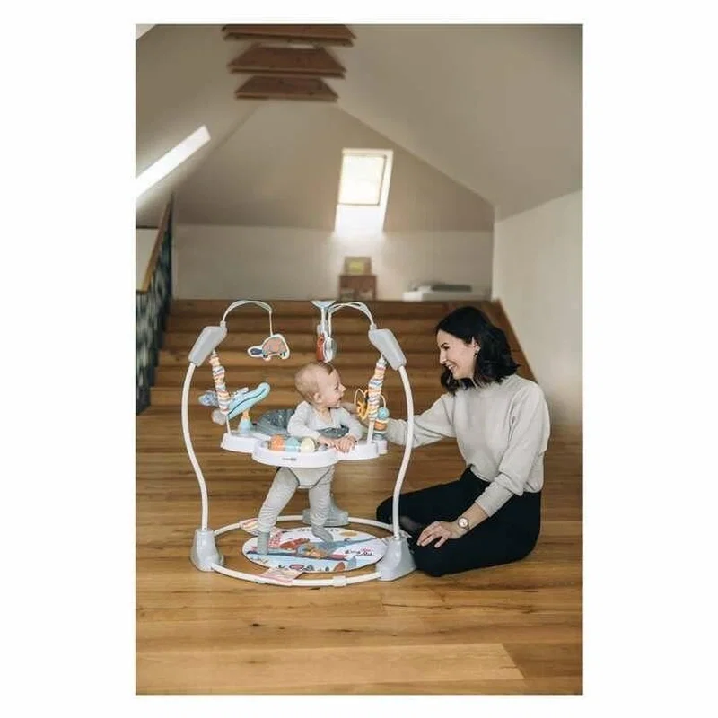 Jumper interactiv, FreeON, Jump&Play, Pana la 11 kg, Cu jucarii, Cu sunete si lumini, Multicolor 0 luni+ [6]