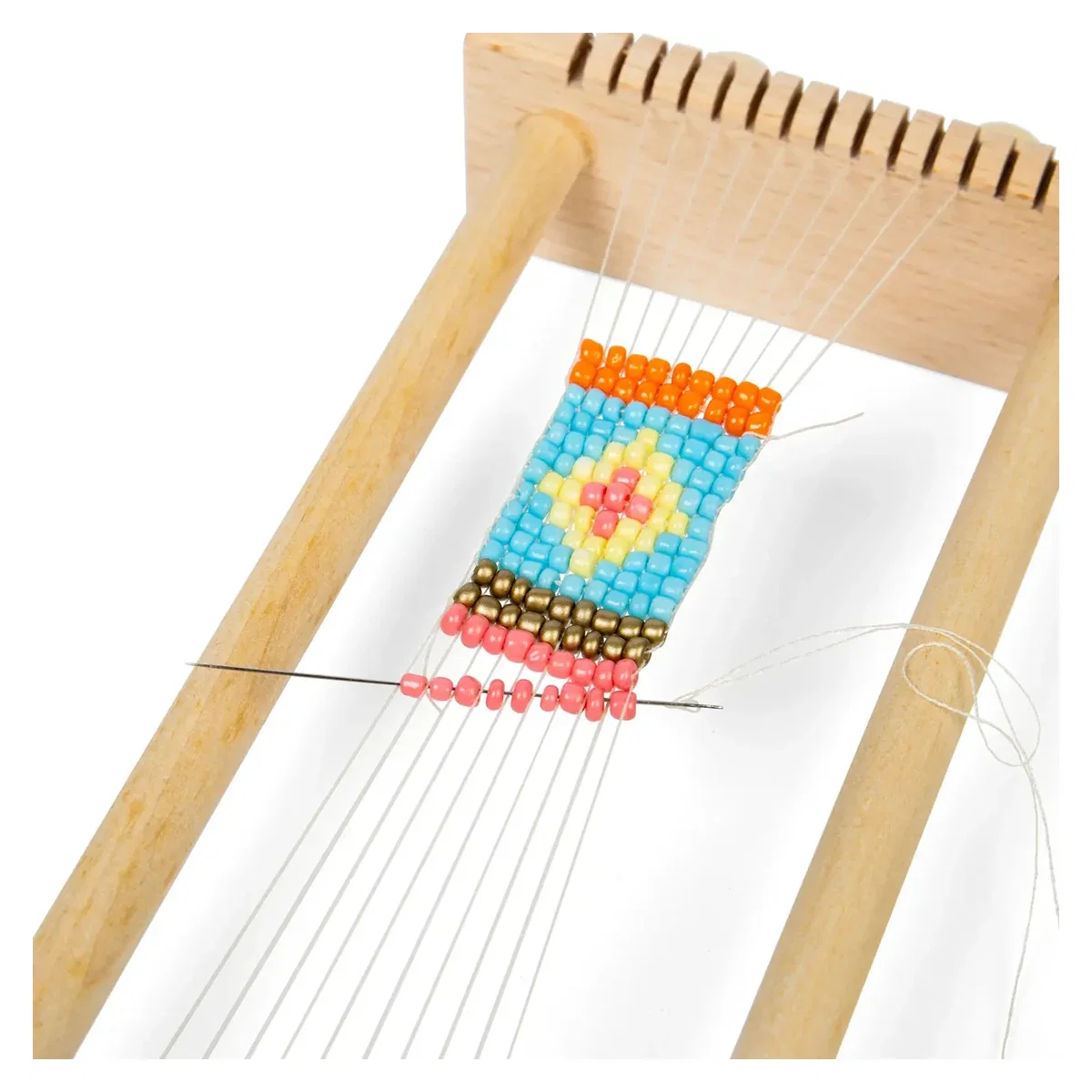 Kit de tesut cu margele, BIGJIGS Toys 5 ani+ [3]