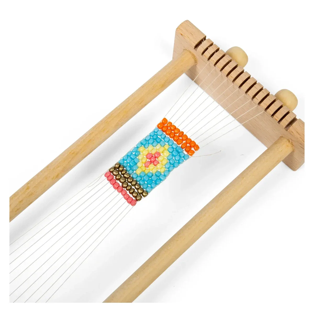Kit de tesut cu margele, BIGJIGS Toys 5 ani+ [2]