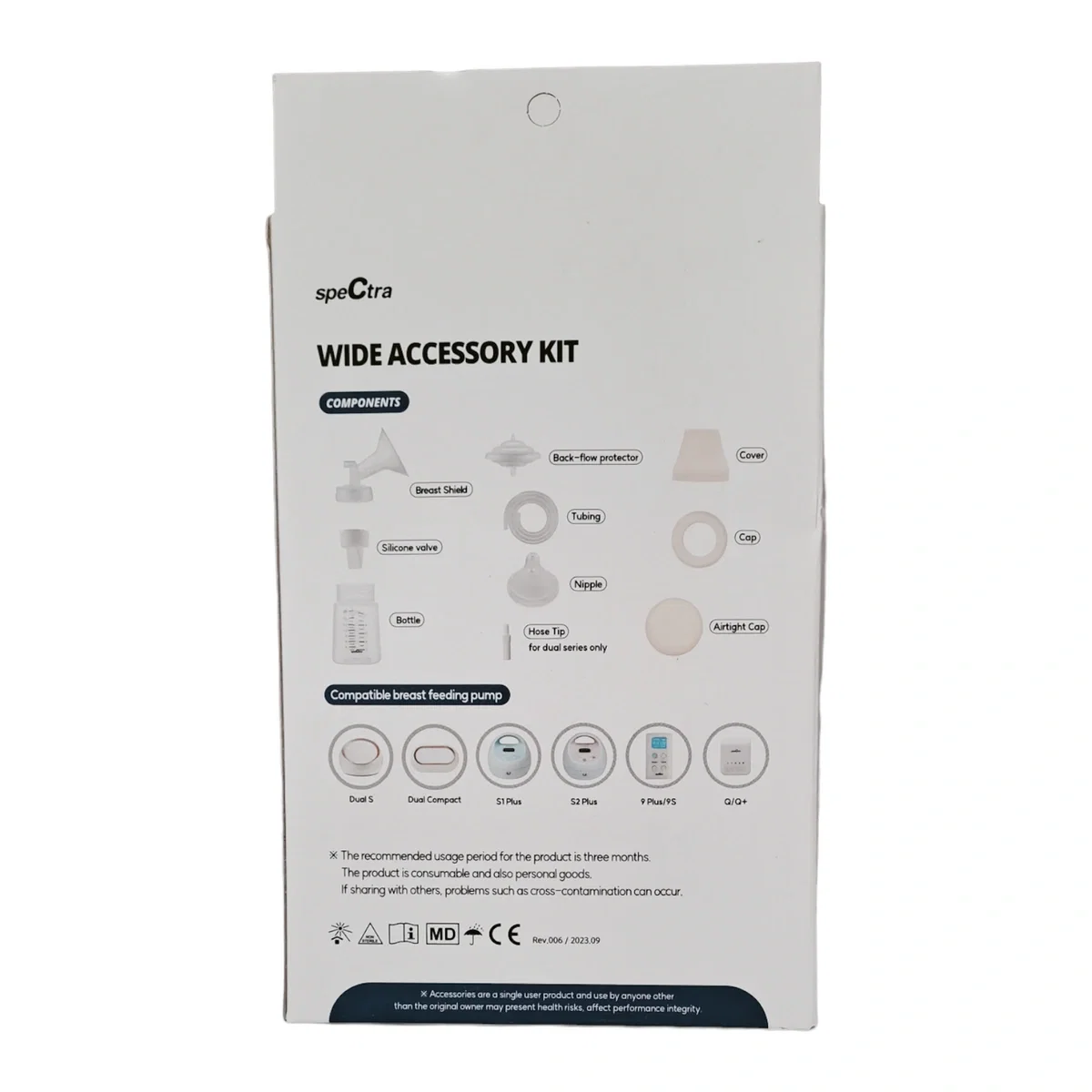 Kit premium 32mm (biberon+accesorii) SPECTRA 3 luni [6]