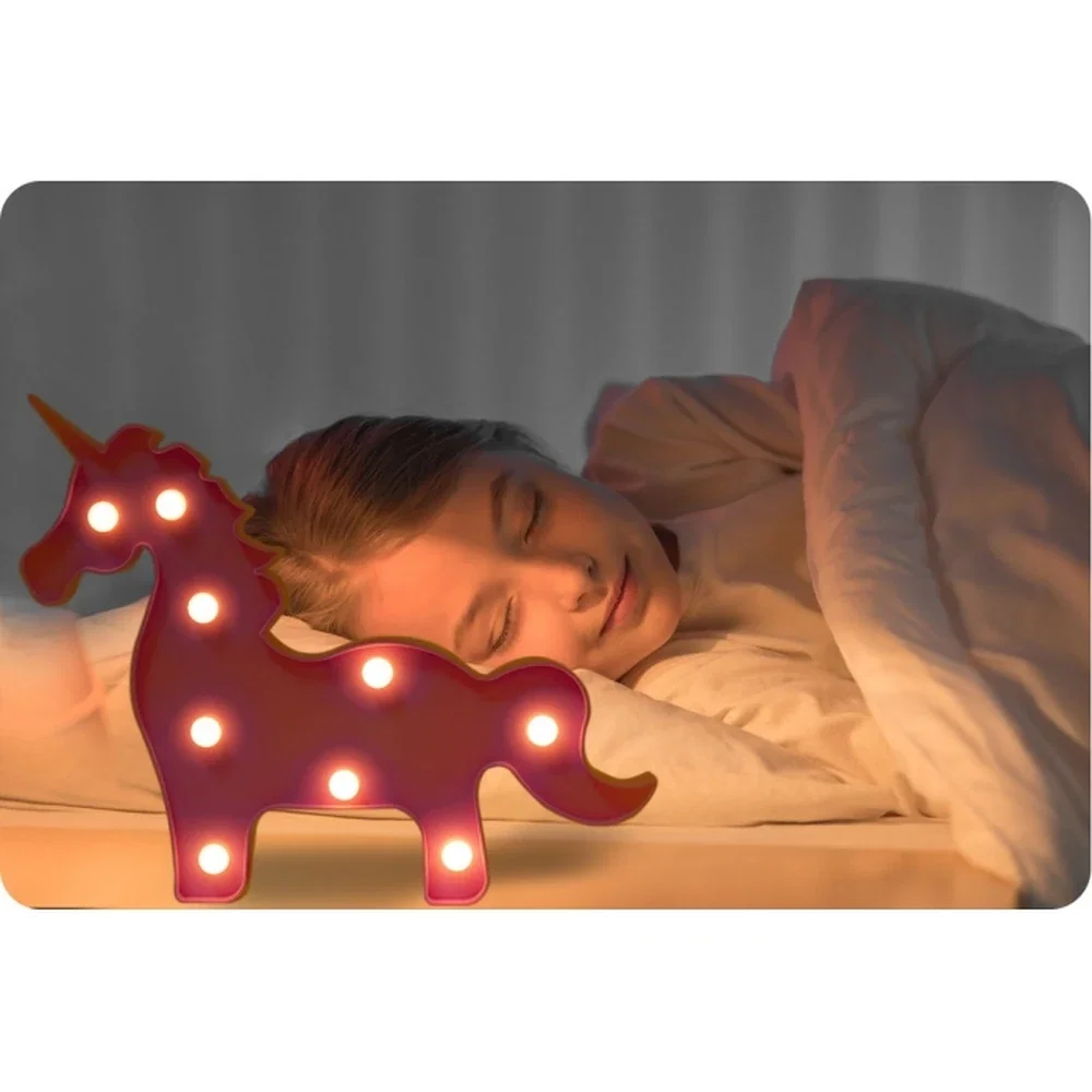 Lampa de veghe in forma de unicorn Nukido - Roz [3]