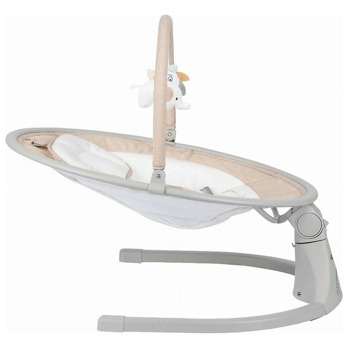 Leagan balansoar, FreeOn, Elite, 12 melodii, 5 viteze de balansare si 3 pozitii de reglare a spatarului, Beige [5]