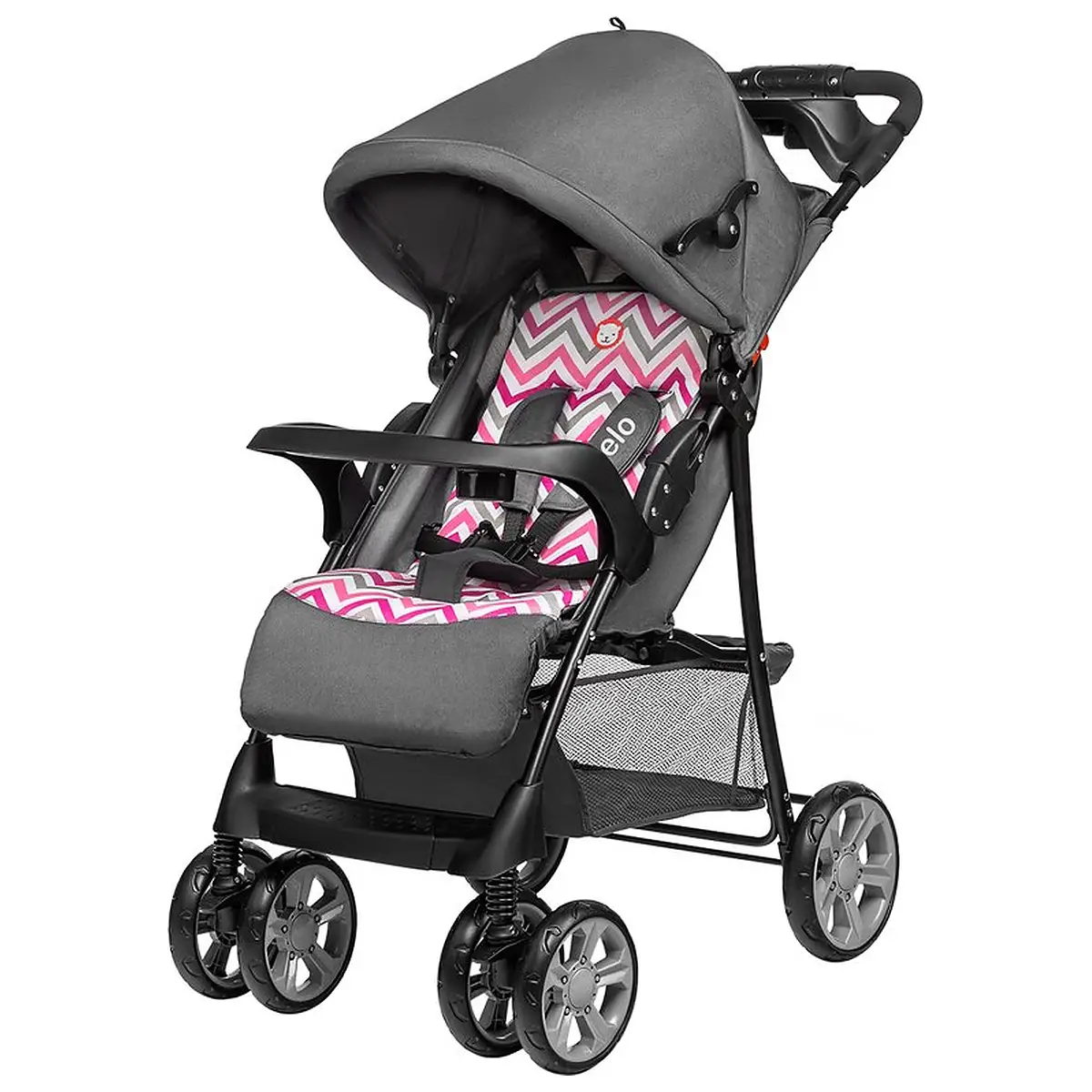 Lionelo - Carucior sport Emma Plus, Cu tavita, 2 Suporturi pentru pahar, Geanta accesorii, Conform cu standardul [4]