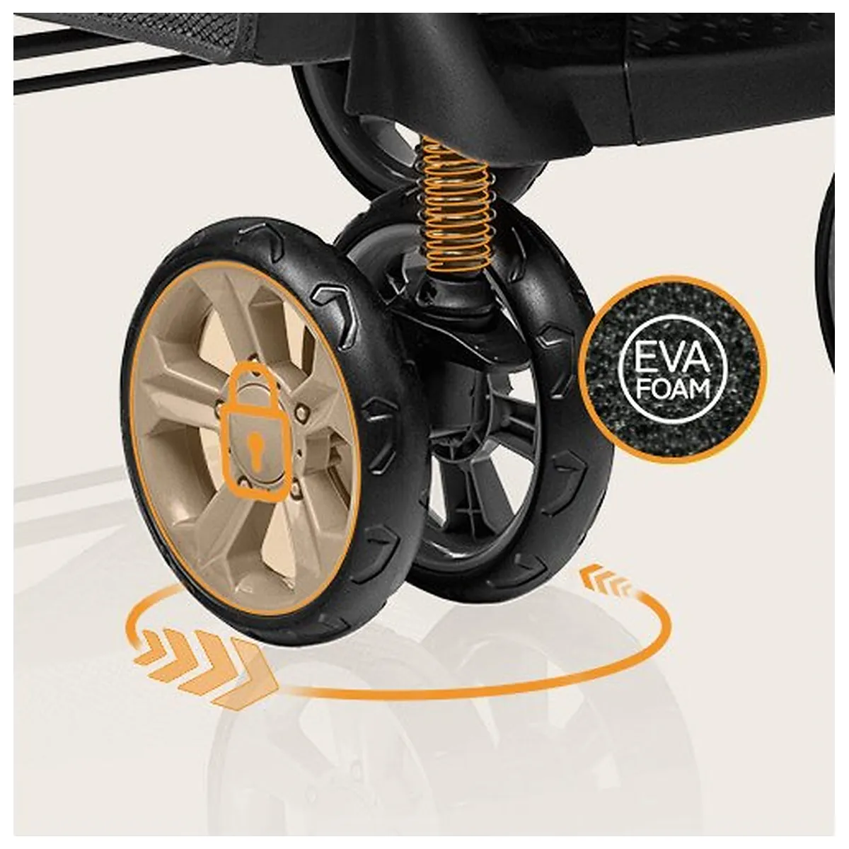 Lionelo - Carucior sport Emma Plus, Cu tavita, 2 Suporturi pentru pahar, Geanta accesorii, Conform cu standardul [25]