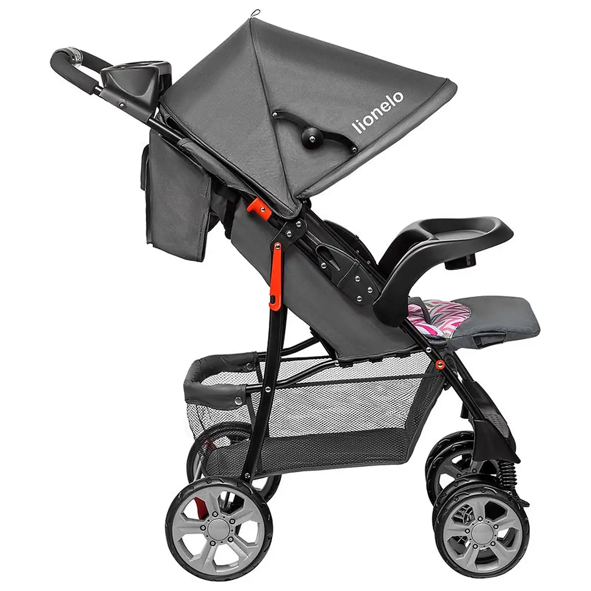 Lionelo - Carucior sport Emma Plus, Cu tavita, 2 Suporturi pentru pahar, Geanta accesorii, Conform cu standardul [6]