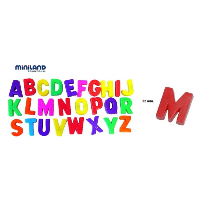 Litere mari magnetice Miniland 155 buc 6 ani [2]